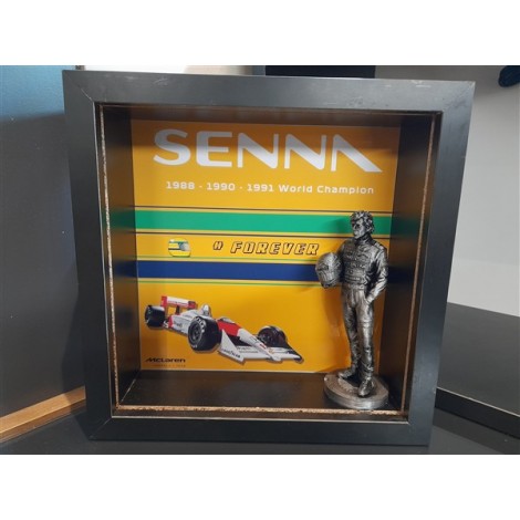 AYRTON SENNA-ÇERÇEVELİ/FİGÜRLÜ/