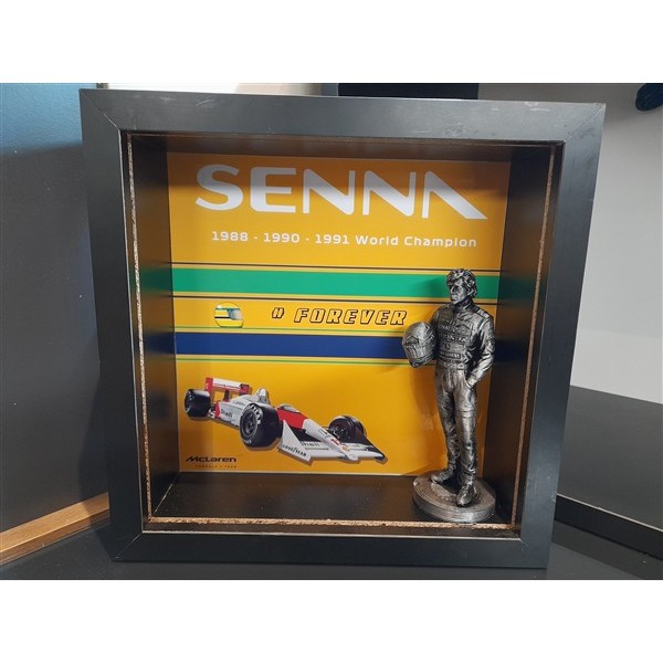 AYRTON SENNA-ÇERÇEVELİ/FİGÜRLÜ/