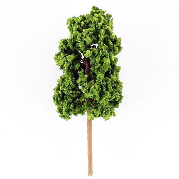 Yassı Formlu Yaz Yeşili Maket Ağacı-7cm