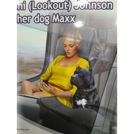 Joni Johnson & her dog Maxx