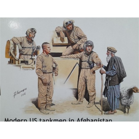 Modern US tankmen in Afghanistan