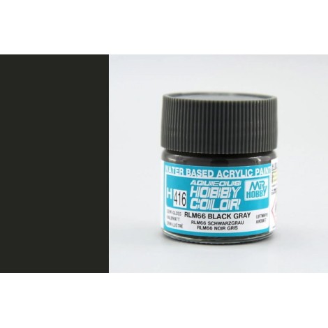 Gunze H416 10 ml. RLM66 Black Gray